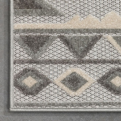 Mamba Grey Modern Indoor Outdoor Rug DO-58