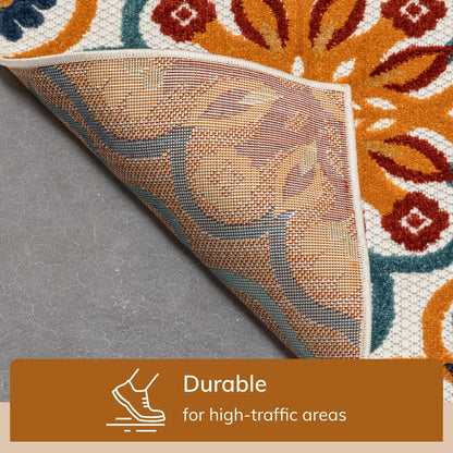 Devotion Beige Modern Indoor Outdoor Rug DO-72