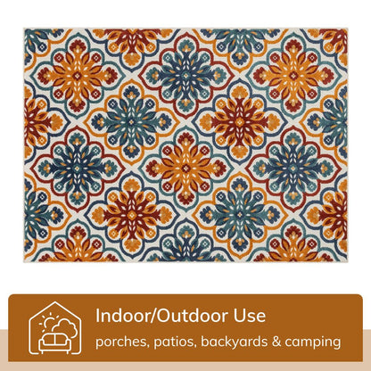 Devotion Beige Modern Indoor Outdoor Rug DO-72