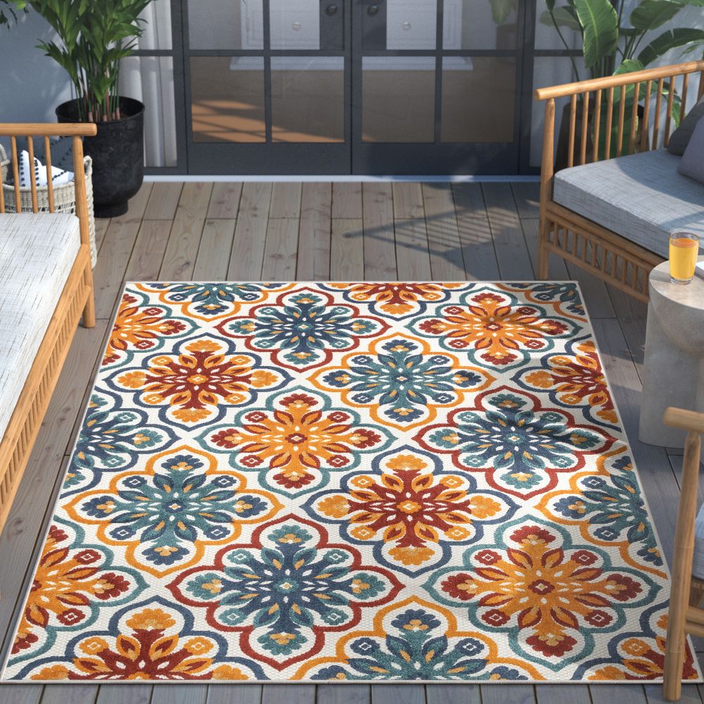 Devotion Beige Modern Indoor Outdoor Rug DO-72