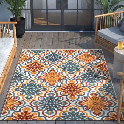 Devotion Beige Modern Indoor Outdoor Rug DO-72