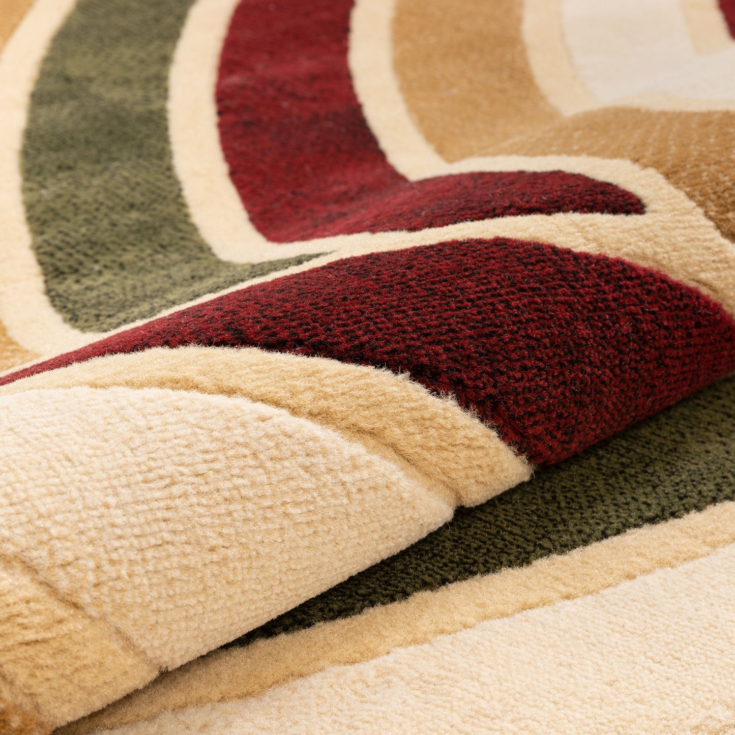 Tessuto Beige Multi Modern Geometric Rug DU-42