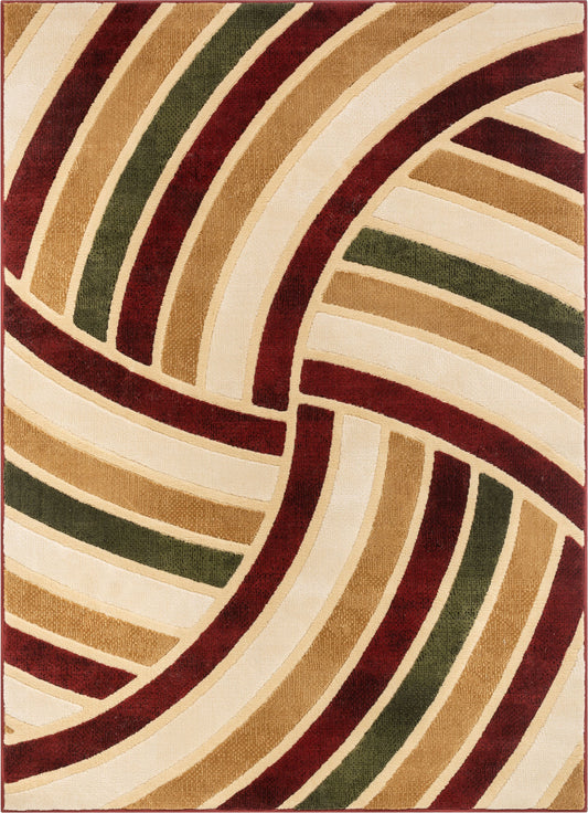 Tessuto Beige Multi Modern Geometric Rug DU-42