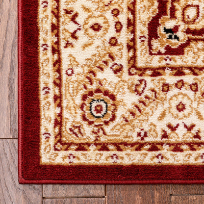 Mykonos Traditional Oriental & Persian Red Rug DU-70
