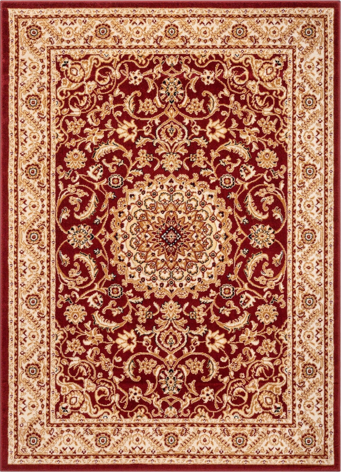 Mykonos Traditional Oriental & Persian Red Rug DU-70