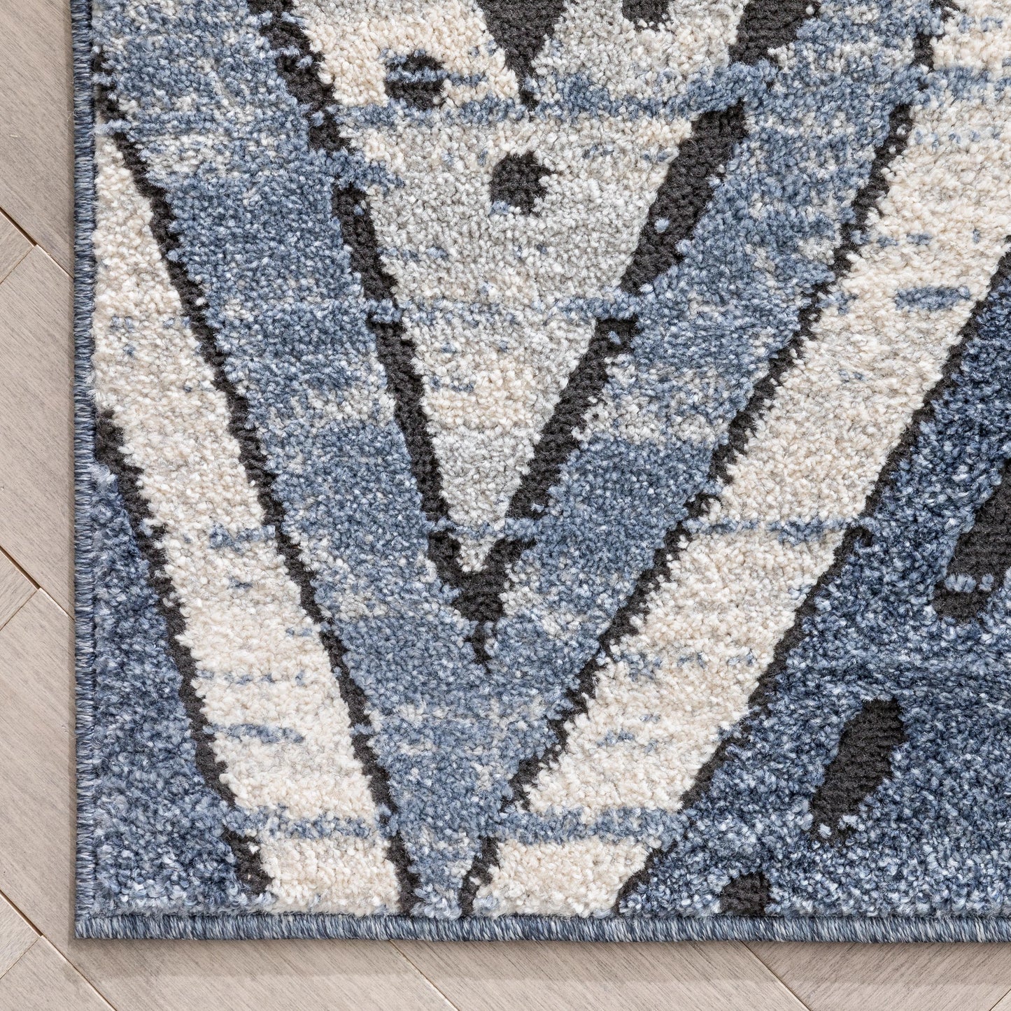 Cesena Tribal Moroccan Diamond Blue Rug ENV-34