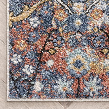 Como Vintage Bohemian Oriental Blue Rug ENV-44