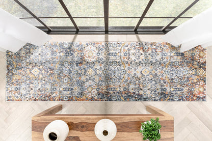 Como Vintage Bohemian Oriental Blue Rug ENV-44