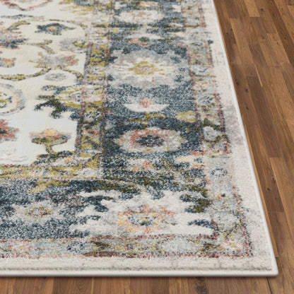 Corinne Vintage Bohemian Oriental Ivory Rug FA-32
