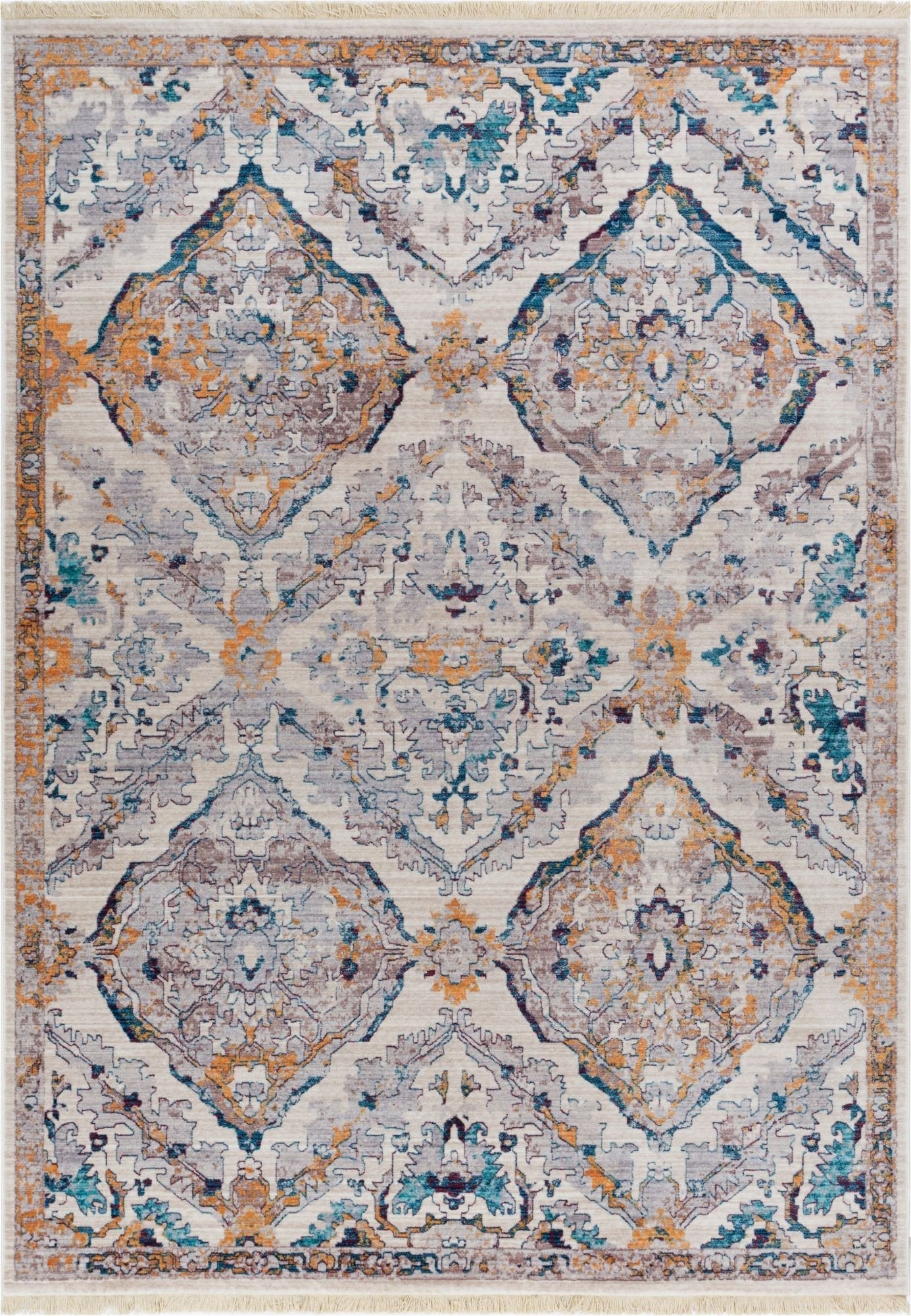 Adana Beige Vintage Ogee Rug GT-80