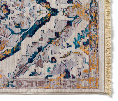 Adana Beige Vintage Ogee Rug GT-80