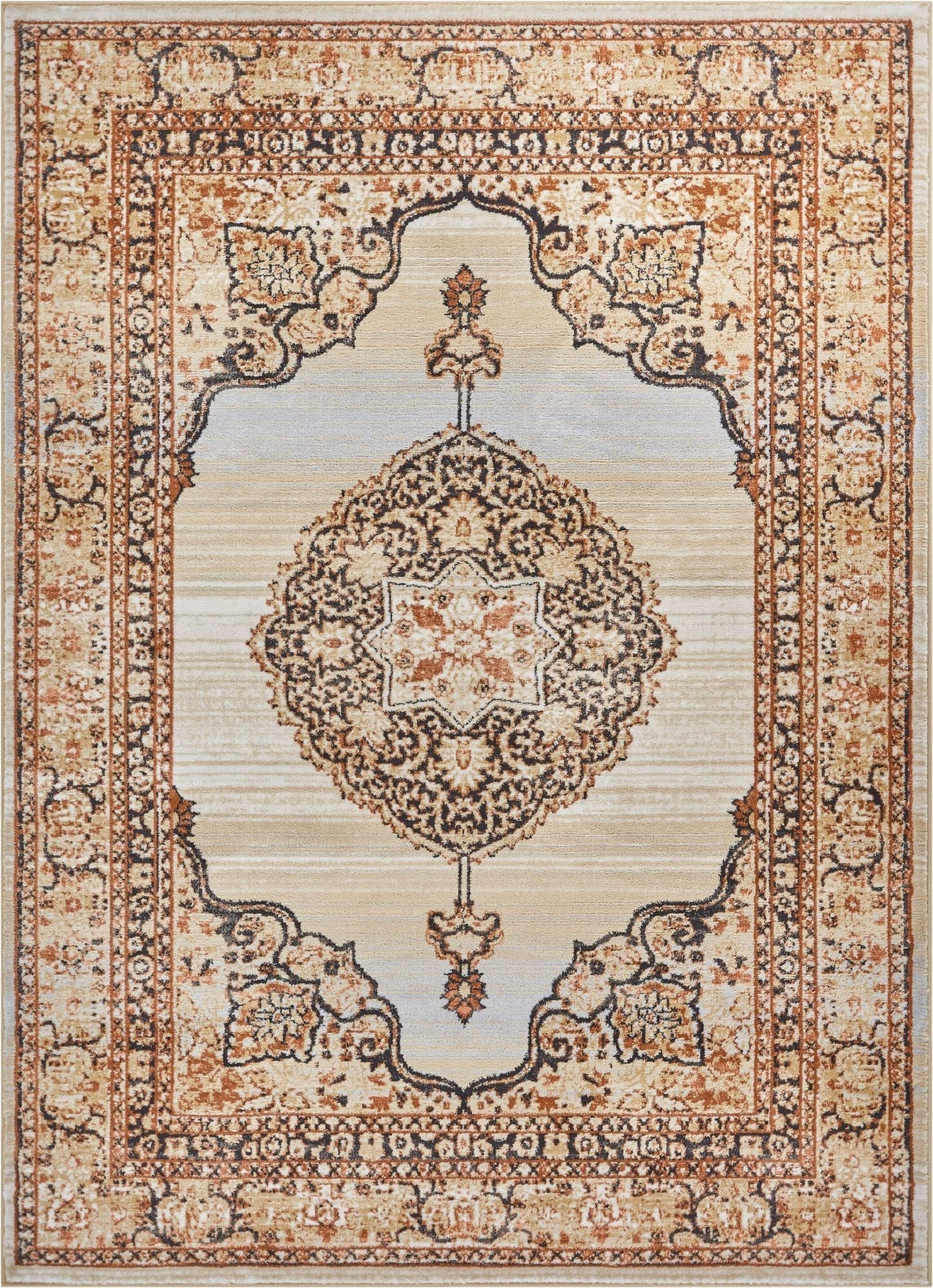 Kashmir Red Traditional Rug HU-20