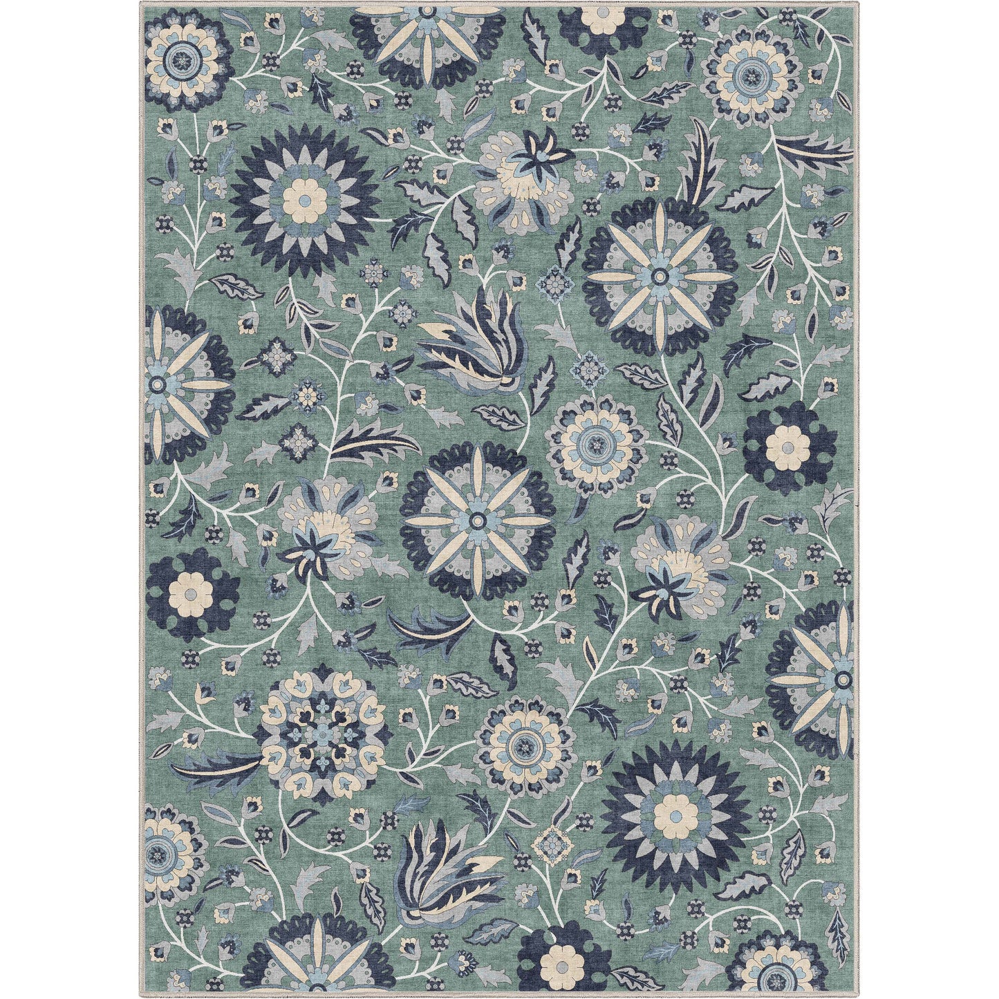Kings Court Charlotte Green Rug IP-KC-181