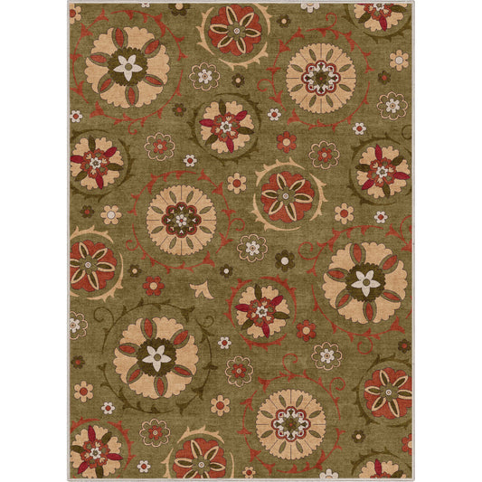 Kings Court Beatrice Green Rug IP-KC-191