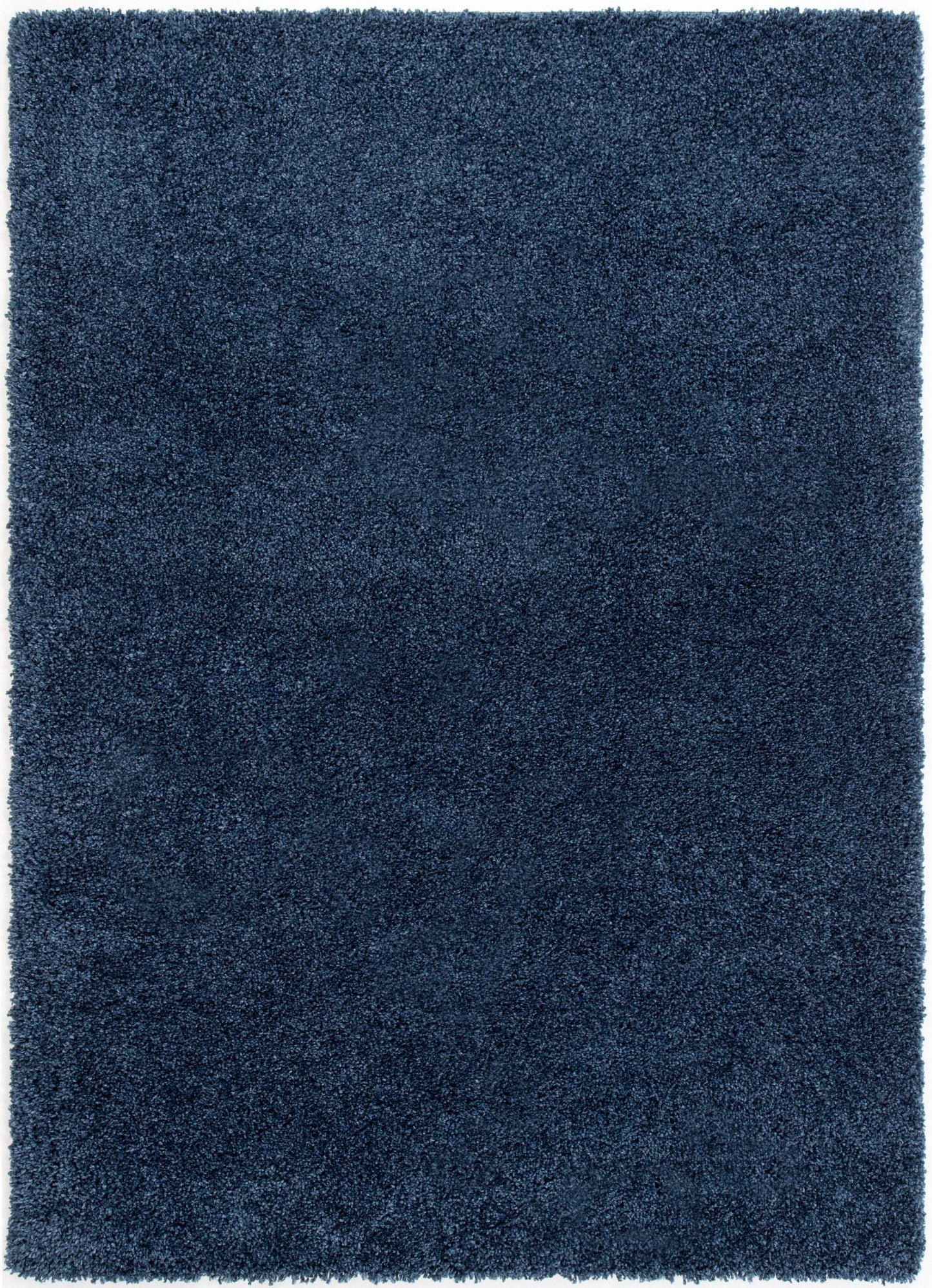 Halden Solid Pattern Dark Blue Thick  Nordic Shag Rug JU-14