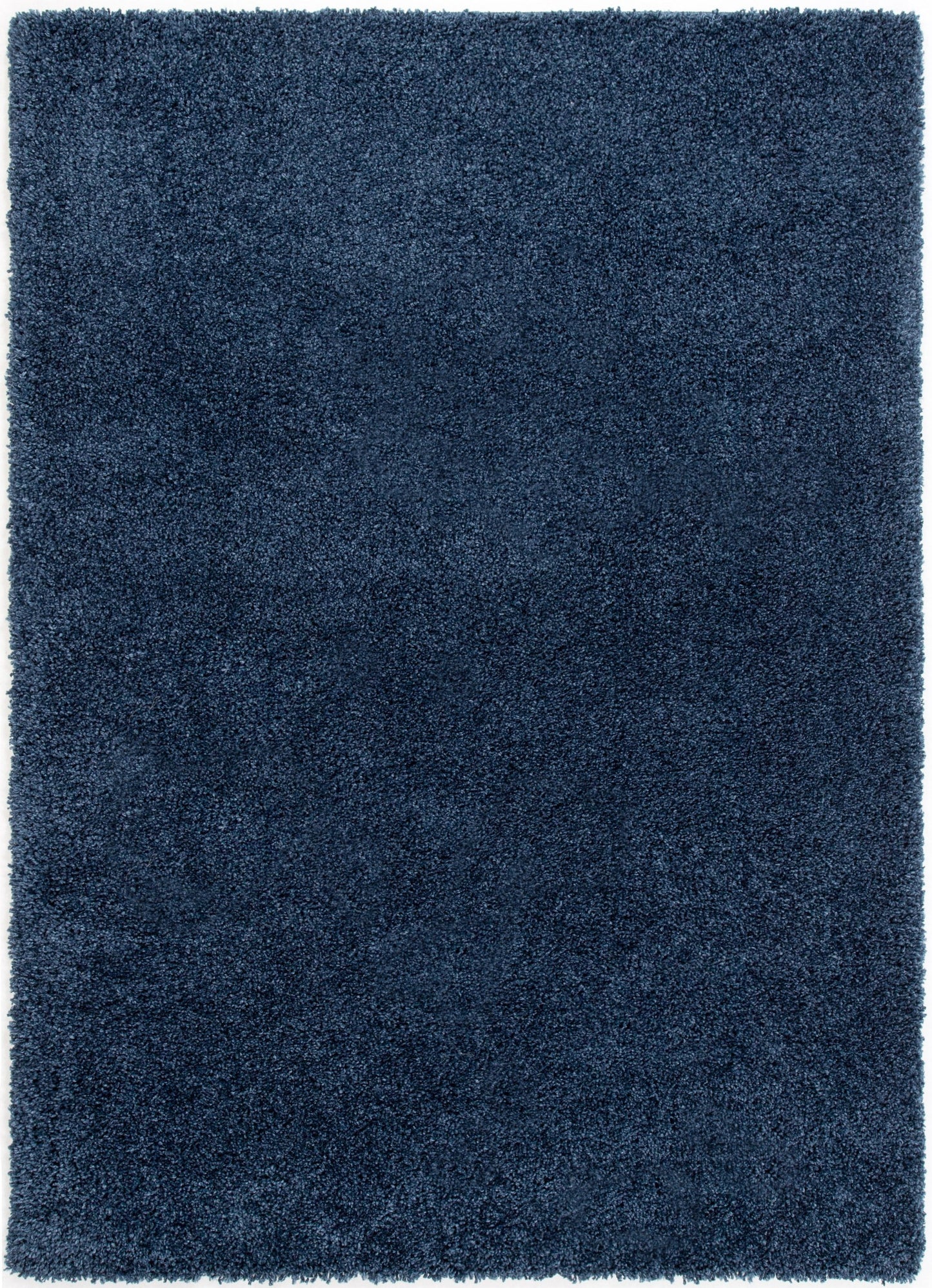 Halden Solid Pattern Dark Blue Thick  Nordic Shag Rug JU-14