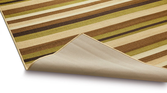 Uni Stripes Green Modern Rug KC-135