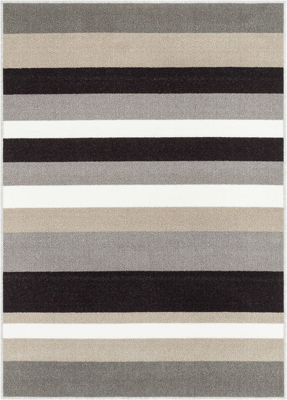 Uni Stripes Grey Modern Rug KC-137