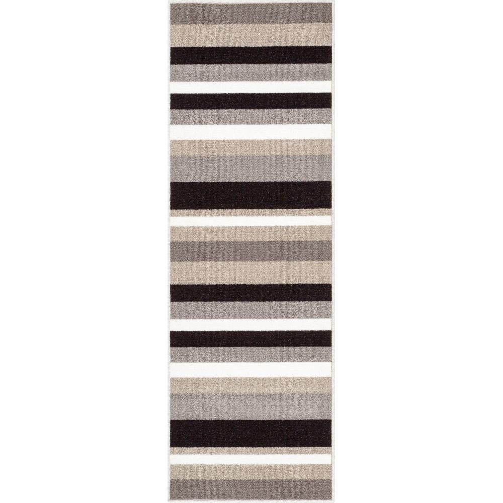 Uni Stripes Grey Modern Rug KC-137