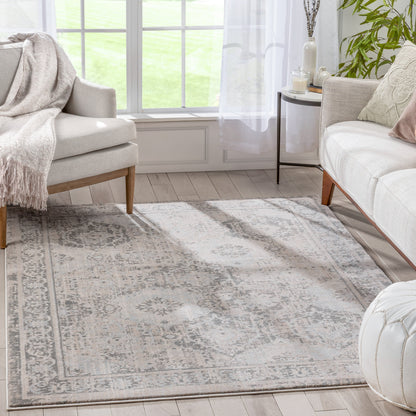 Marjorie Vintage Oriental Persian Panel Ivory Rug KE-102
