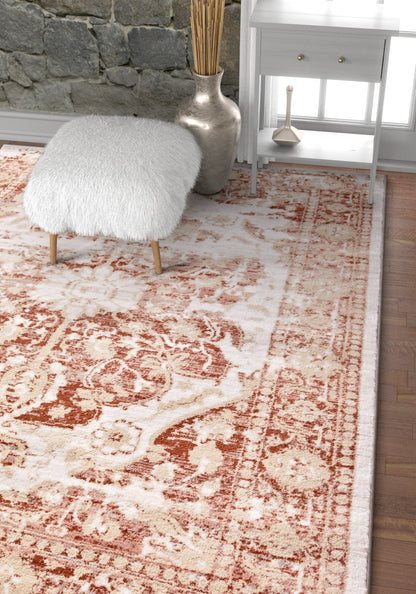 Maxwell Copper Vintage Modern Rug KE-30