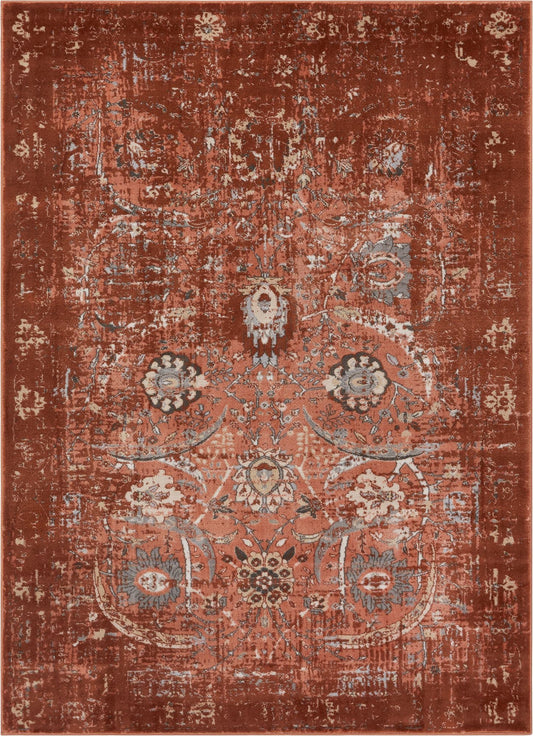 Goa Copper Vintage Modern Rug KE-60