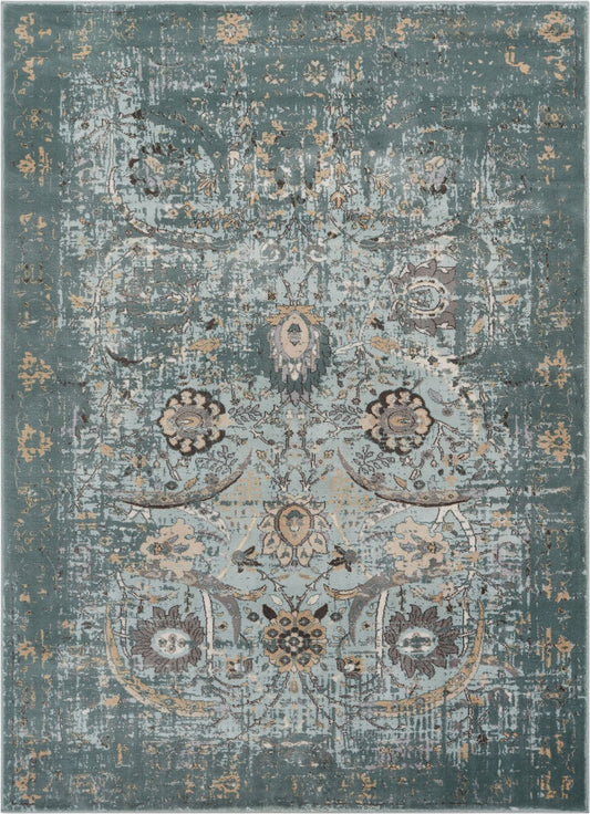 Goa Blue Vintage Modern Rug KE-64