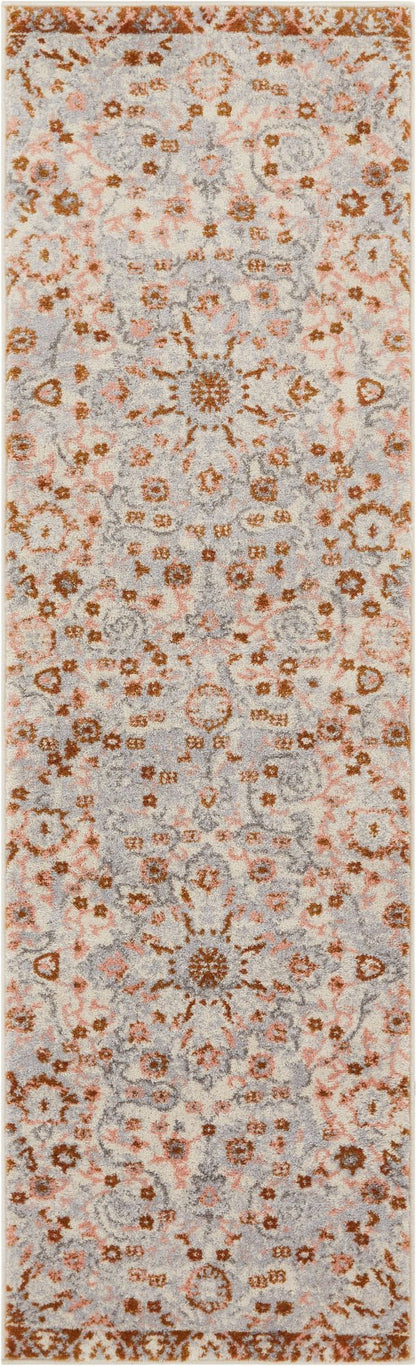 Wonderly Grey Copper Modern Rug LA-112