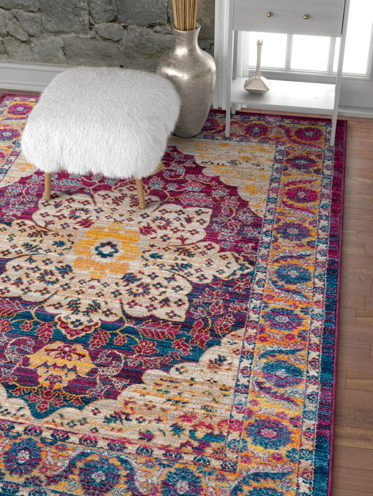 Monica Lavender Modern Vintage Rug LA-14