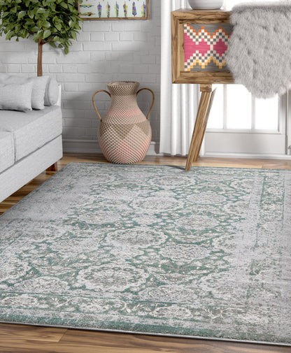 Sorrenti Blue Vintage Rug LA-26
