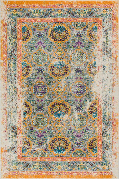Sorrenti Orange Vintage Rug LA-29