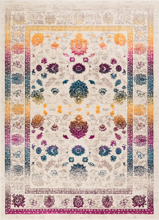 August Multi Boho Modern Rug LA-52