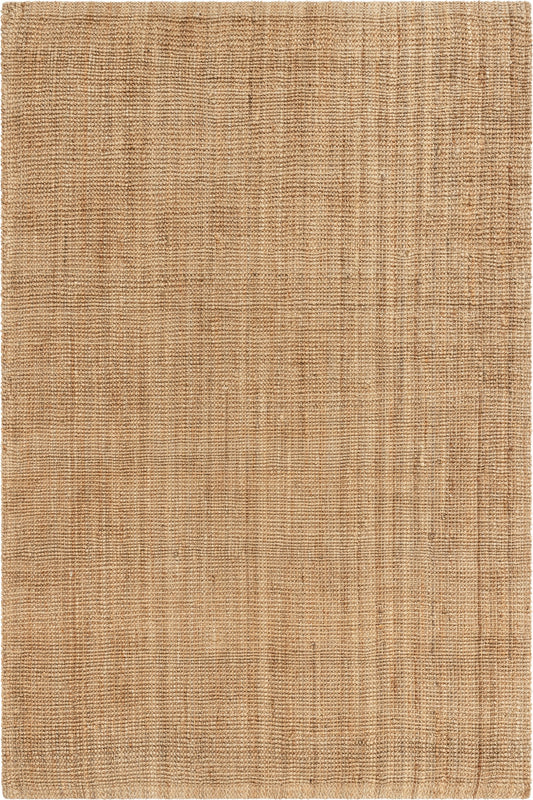 Boucle Hand-Woven Jute Rug Farmhouse Solid Pattern Natural Chunky-Textured Rug LAN-18