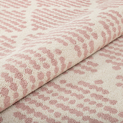 Arbor Moroccan Trellis Blush Kilim-Style Rug LDL-09