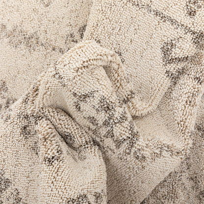 Concetta Moroccan Trellis Beige Kilim-Style Rug LDL-112