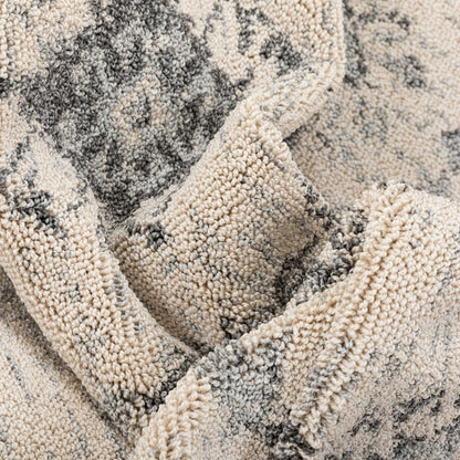 Concetta Moroccan Trellis Grey Kilim-Style Rug LDL-117