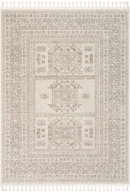 Carina Tribal Medallion Beige Kilim-Style Rug LDL-152