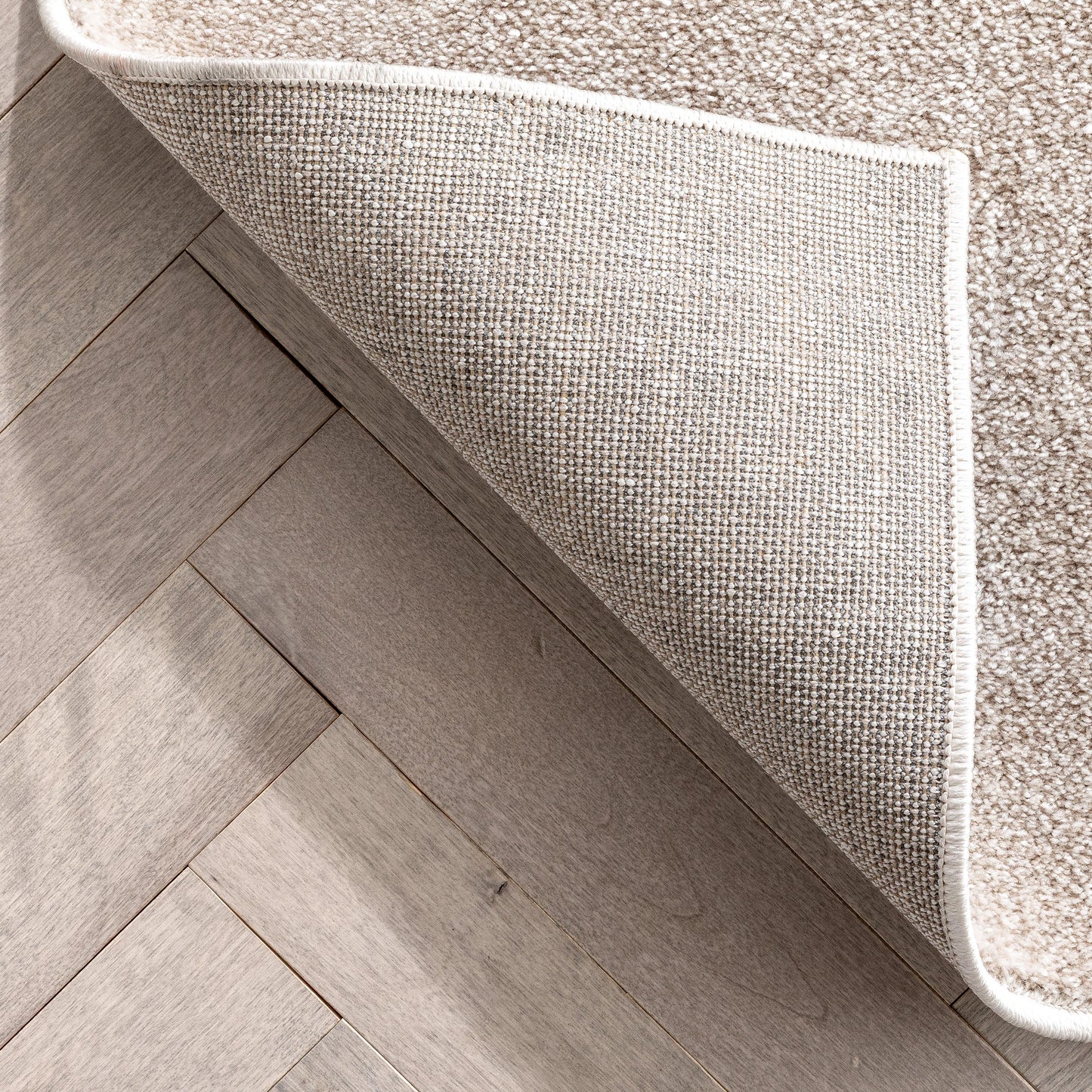 Myra Abstract Leaf Pattern Ivory Vintage Rug LIS-132