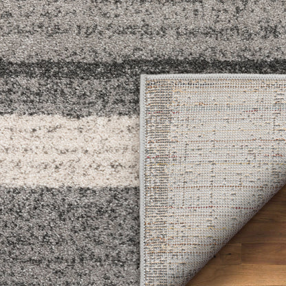 Cadi Contemporary Stripes Grey Rug LIS-17