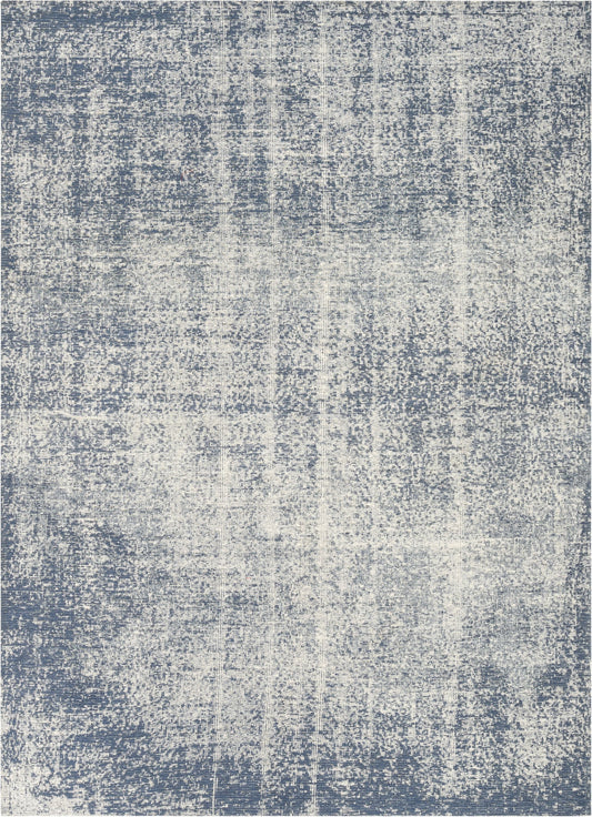 Atri Modern Distressed Abstract Beige Kilim-Style Rug LL-04