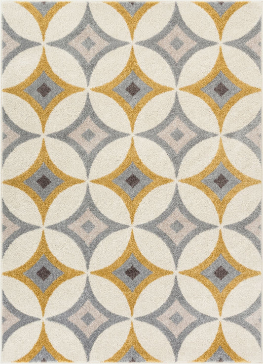 Perla Gold Modern Bohemian Rug MC-291