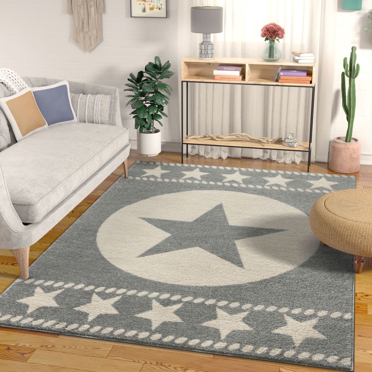 Sparrow Grey Modern Rug MC-317