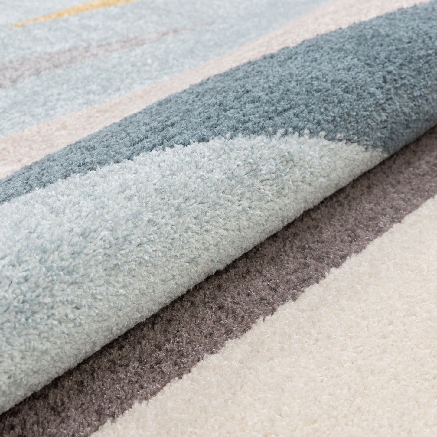 Yuma Modern Abstract Blue Rug MC-374