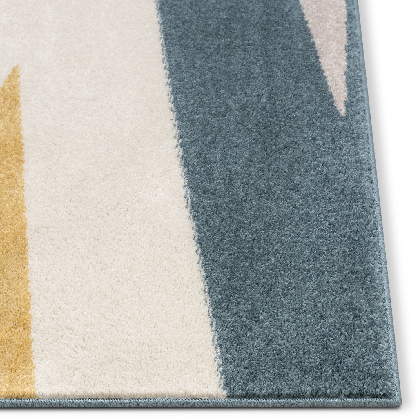Yuma Modern Abstract Blue Rug MC-374