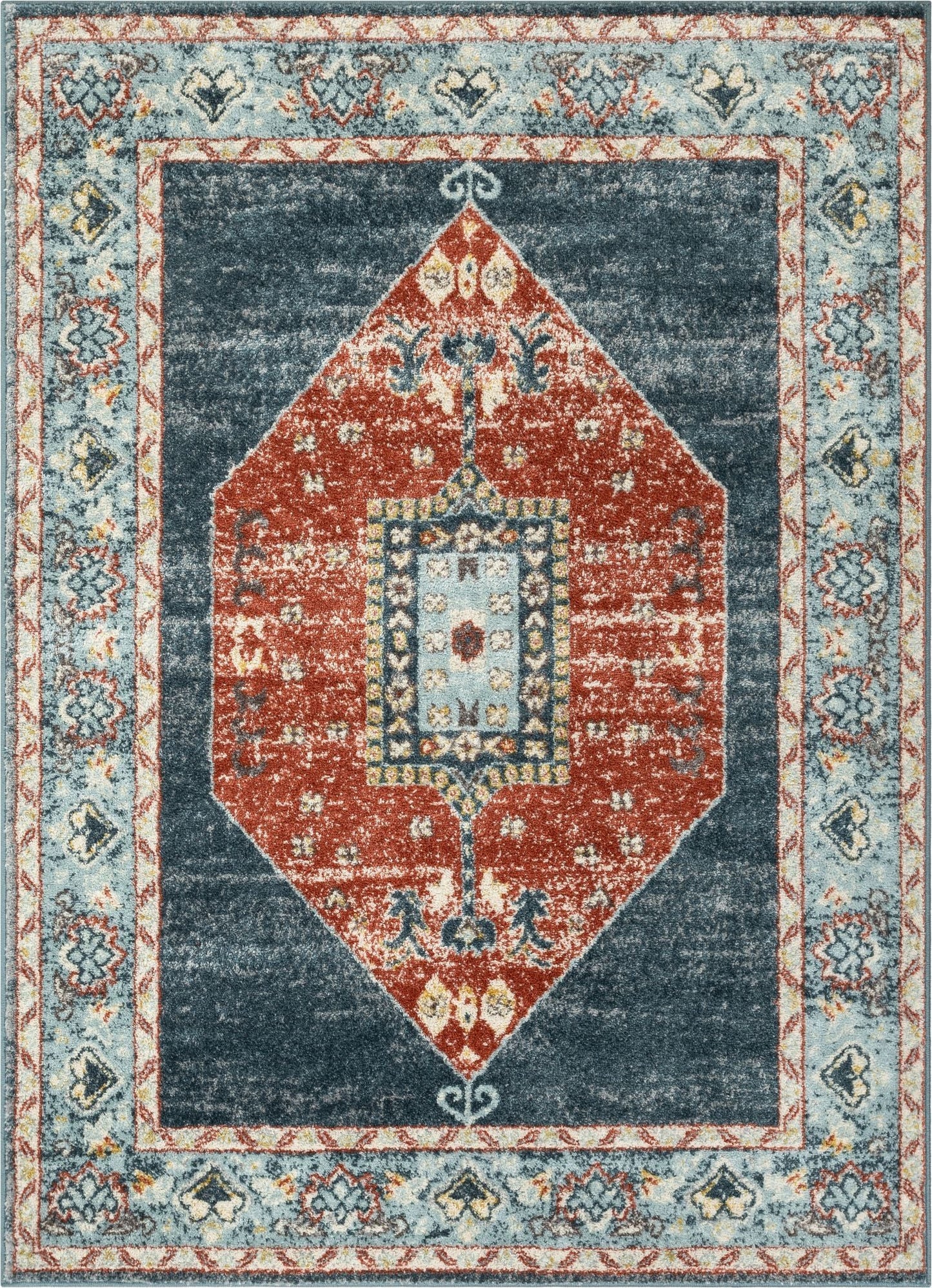 Mabel Blue Modern Rug MC-384