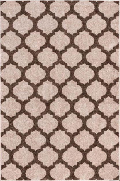 Zoe Natural Modern Trellis Rug MC-52