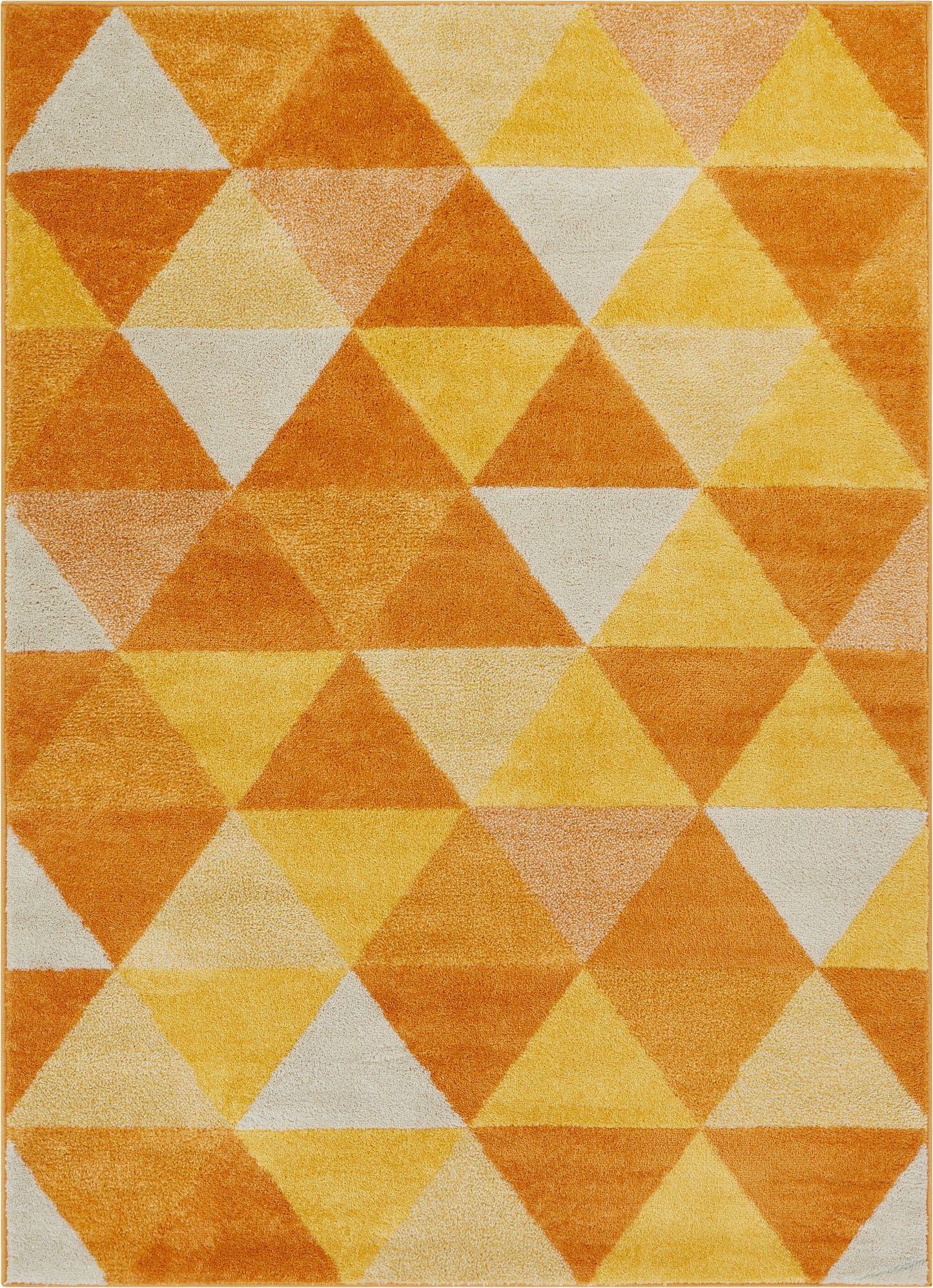 Alvin Orange Modern Geometric Rug MC-61