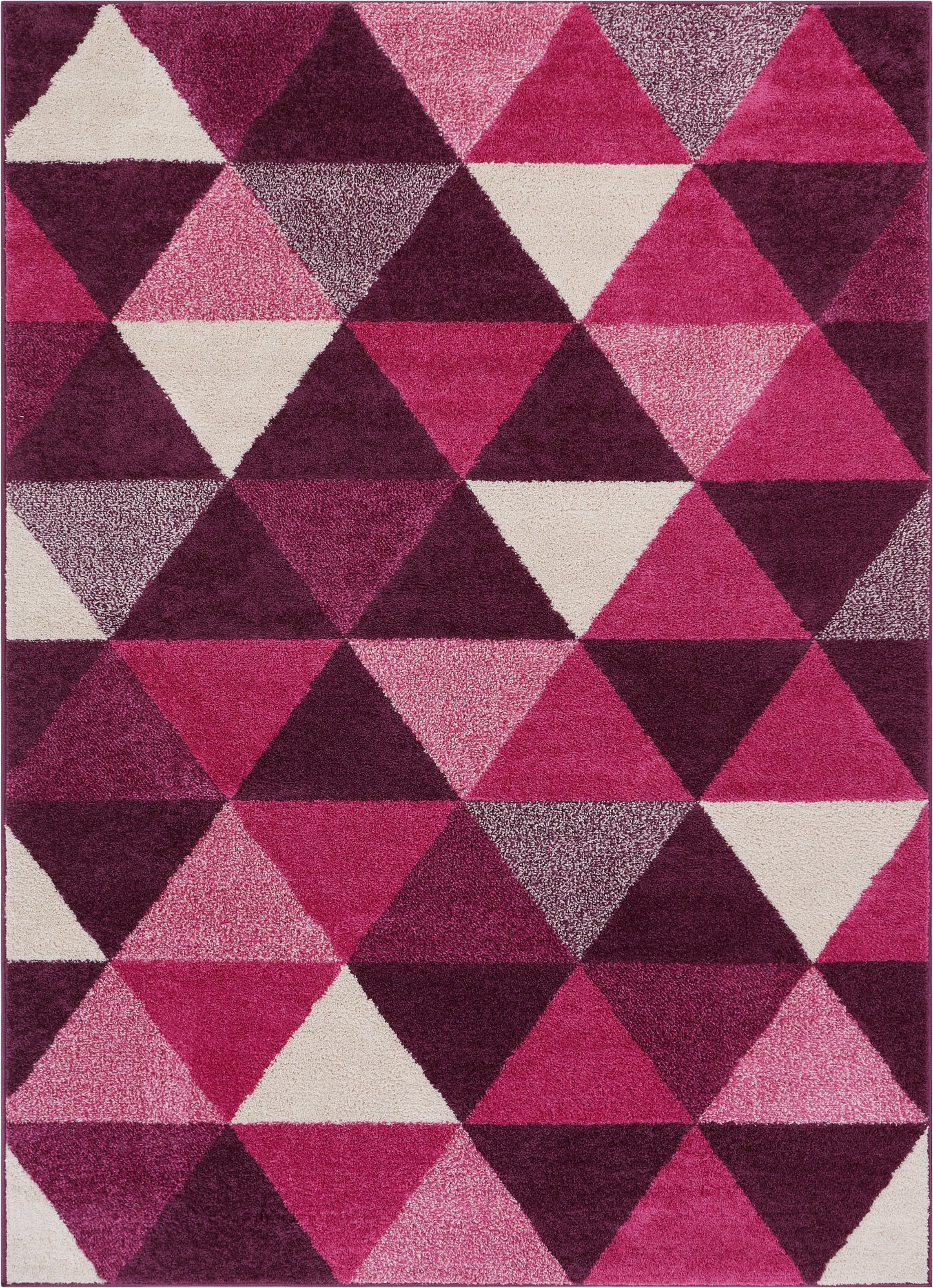 Alvin Purple Modern Geometric Rug MC-67
