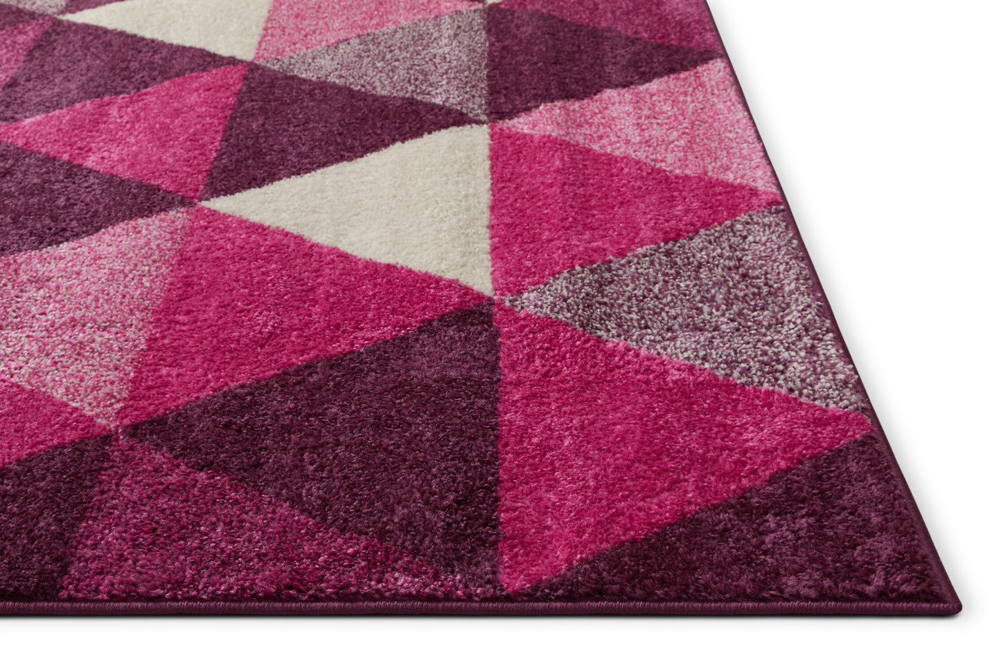 Alvin Purple Modern Geometric Rug MC-67