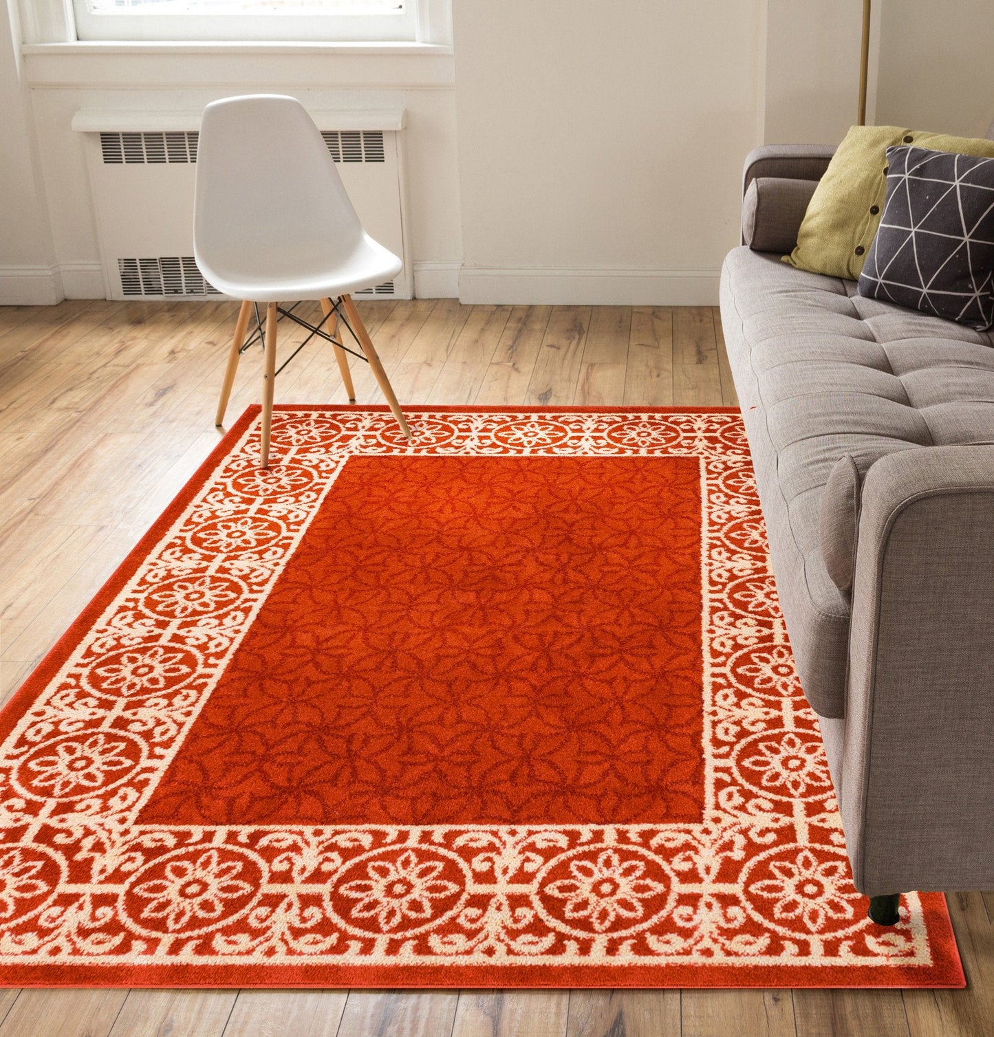 Mystic Gabby Red Modern Rug Mc- 70